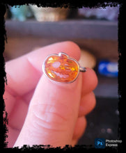 Load image into Gallery viewer, Baltic Amber Pumpkin Rings