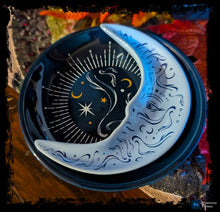 Load image into Gallery viewer, Blue Celestial Stackable Trinket Dish Set