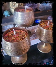 Load image into Gallery viewer, Crown of Success Vintage Brass Candles