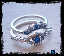 Load image into Gallery viewer, Evil Eye .925 Stackable Rings, Size 6