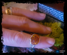 Load image into Gallery viewer, Baltic Amber Pumpkin Rings