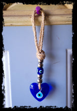 Load image into Gallery viewer, Heart Evil Eye Hanger