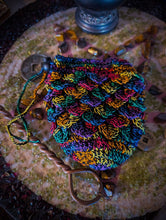 Load image into Gallery viewer, Chromatic Dragon Scale Dice Pouch
