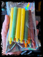 Load image into Gallery viewer, Altar Candles ~ 20 Pack : Orange, Brown, Yellow, and Green
