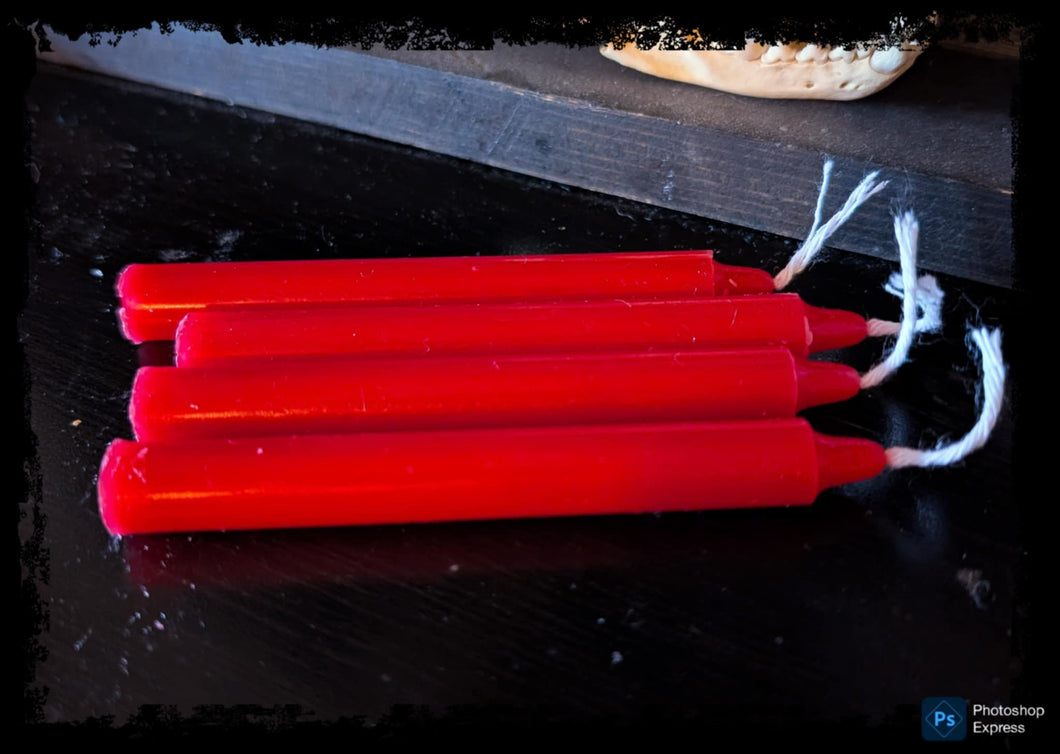 Altar Candles ~ Red