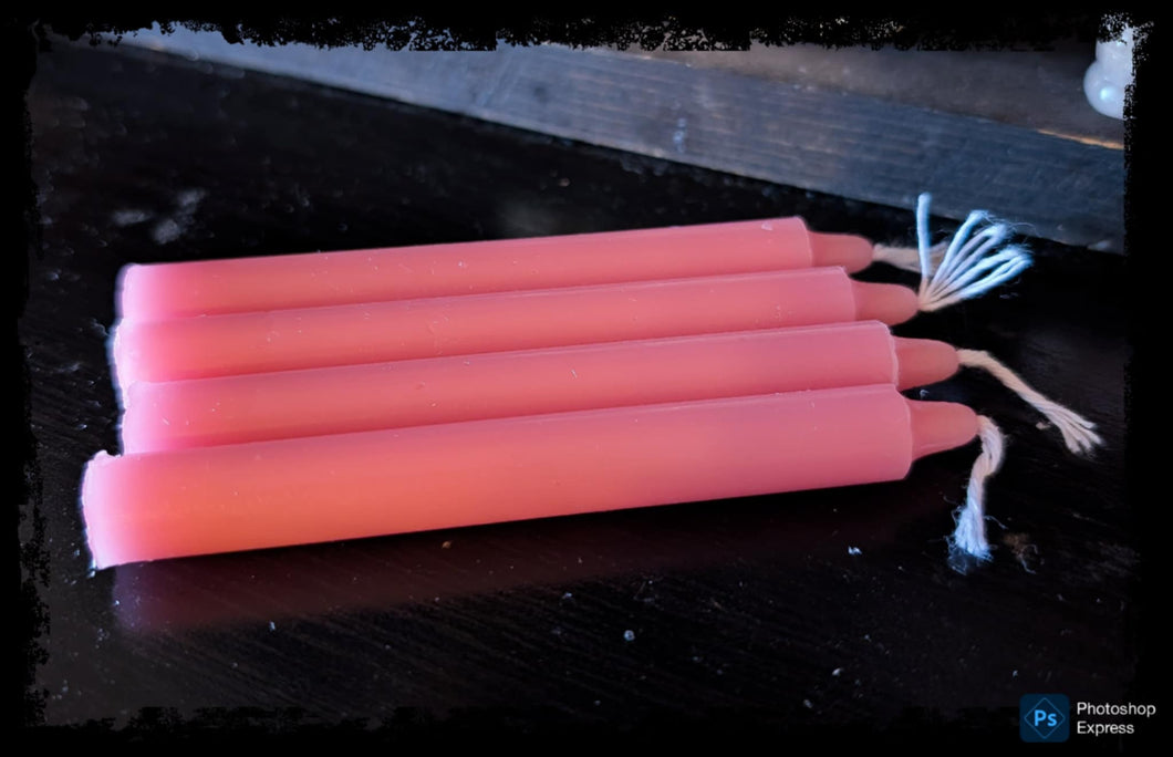 Altar Candles ~ Rose