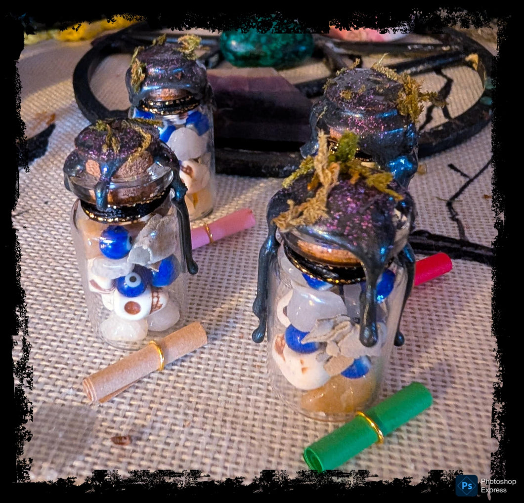 Ancestral Connection & Protection Witch Bottles