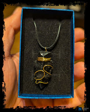 Load image into Gallery viewer, Black Obsidian Arrowhead Necklaces
