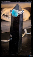 Load image into Gallery viewer, Blue Larimar Rings ~ Size 7.5 &amp; Handcrafted in Dominican

