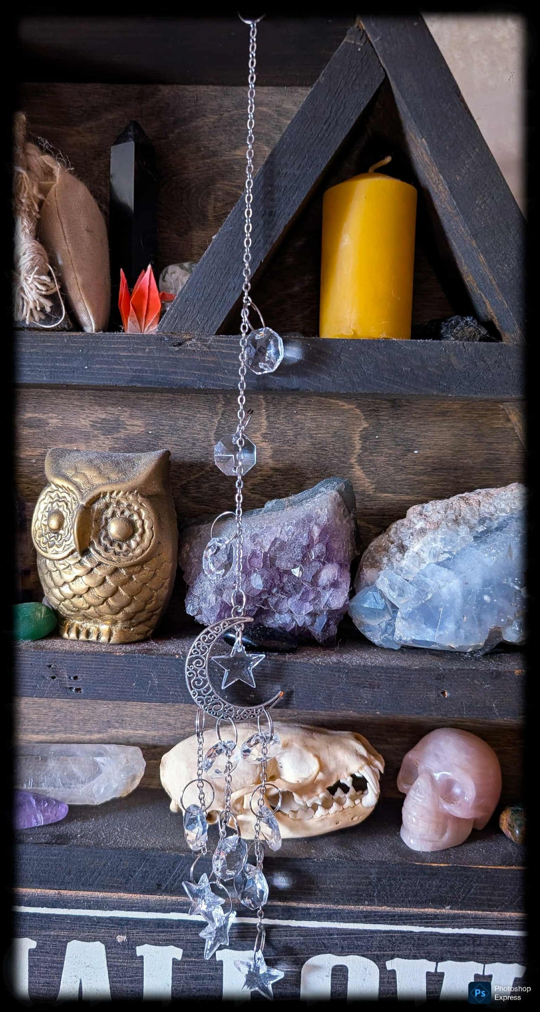 Celestial Celtic Moon Suncatcher