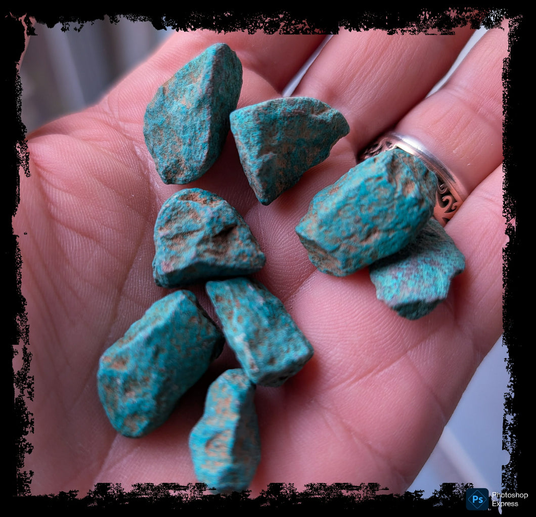 Chrysocolla, Rough