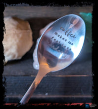 Load image into Gallery viewer, Ritual Spoon ~ "Coffee Makes Me Feel Less Murdery"
