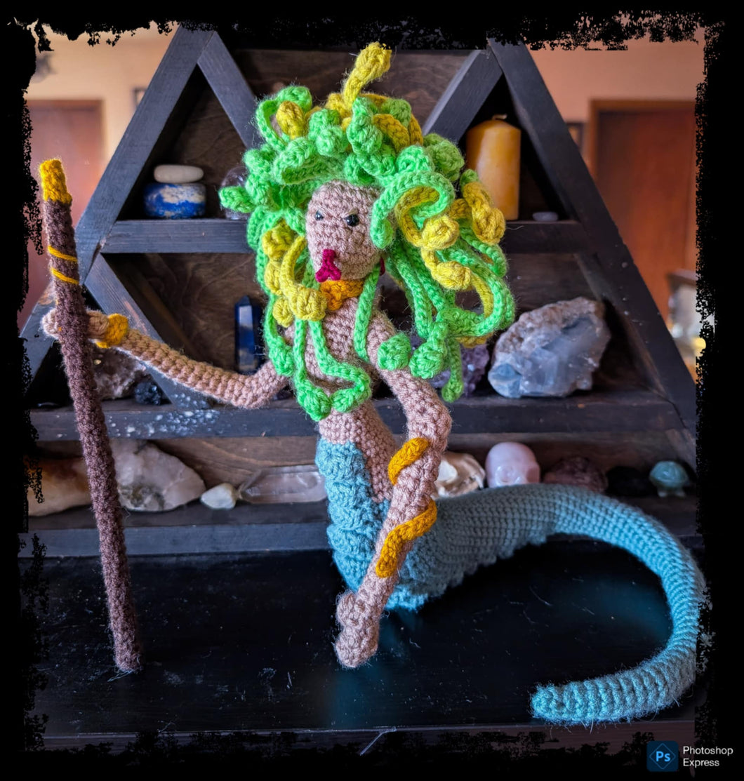 Crochet Medusa Doll