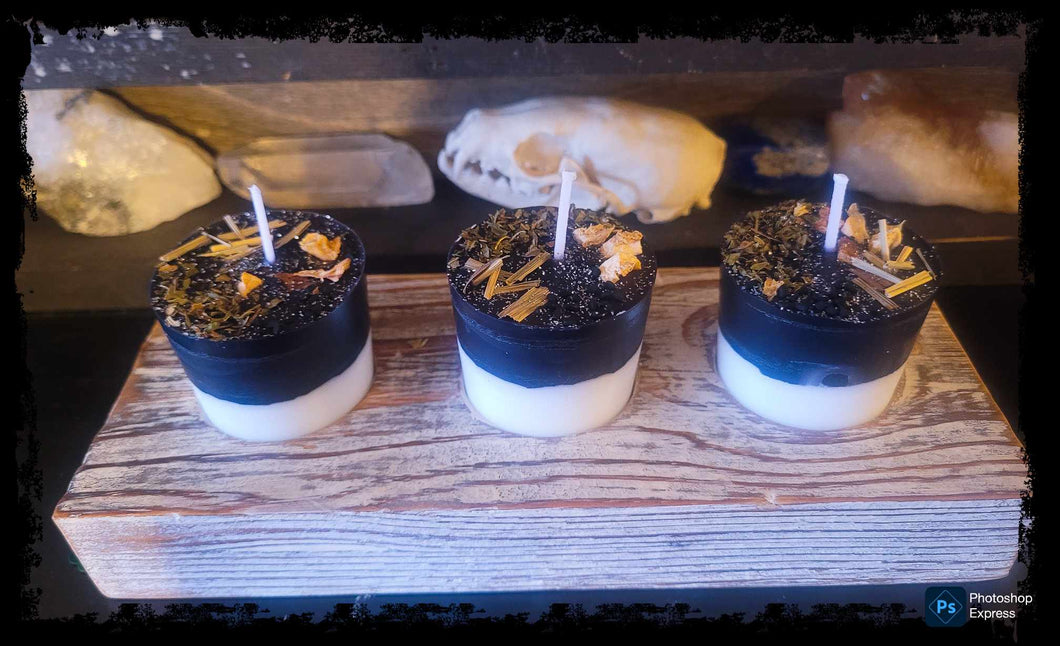 Cut & Clear Loaded Votive Candles