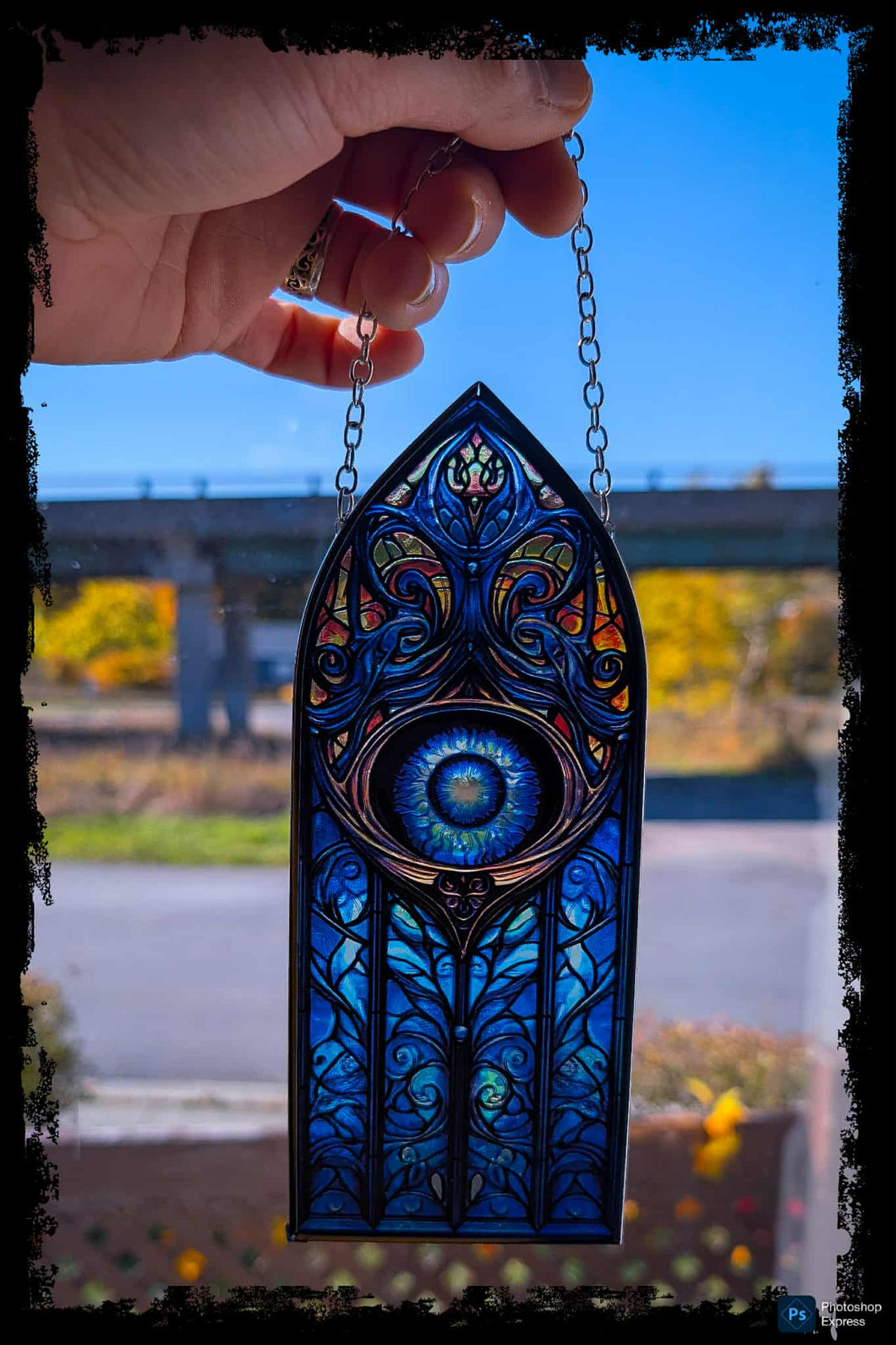 Evil Eye Cathedral Sun Catcher