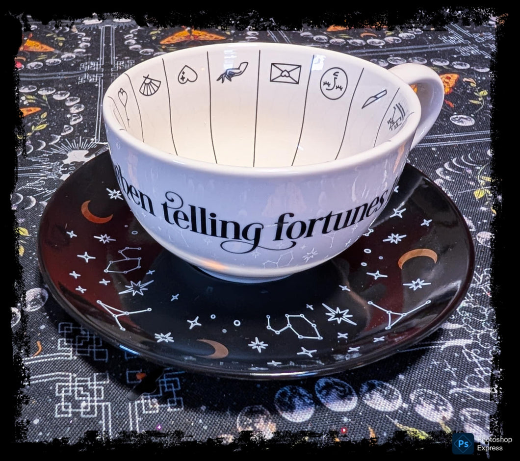 Fortune Telling Cup & Saucer