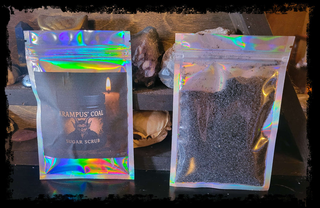 Krampus' Coal Sugar Scrub