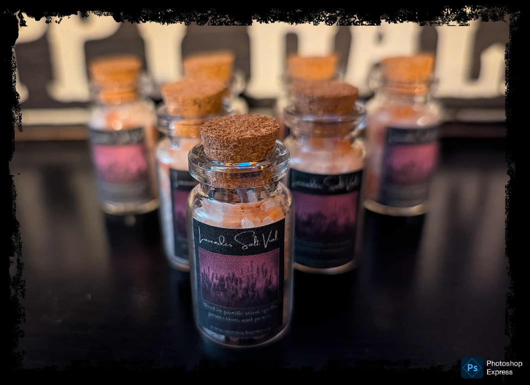 Lavender Salt Vials