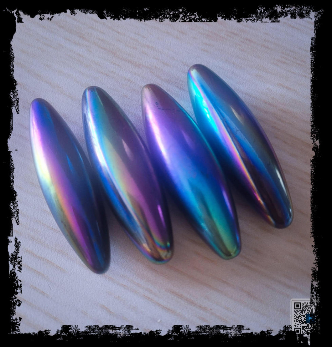 Magnetic Rainbow Hematite Eggs