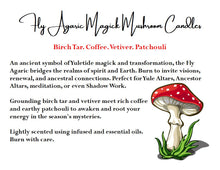 Load image into Gallery viewer, Fly Agaric Magick Mushroom Candle

