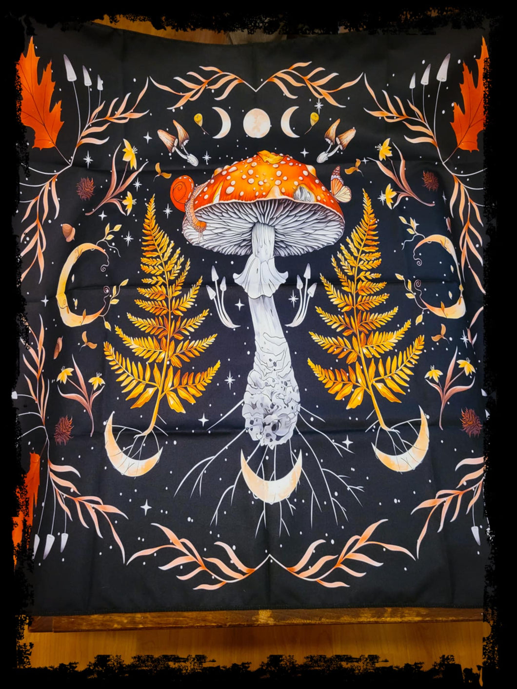 Mushroom Magick Altar Cloth