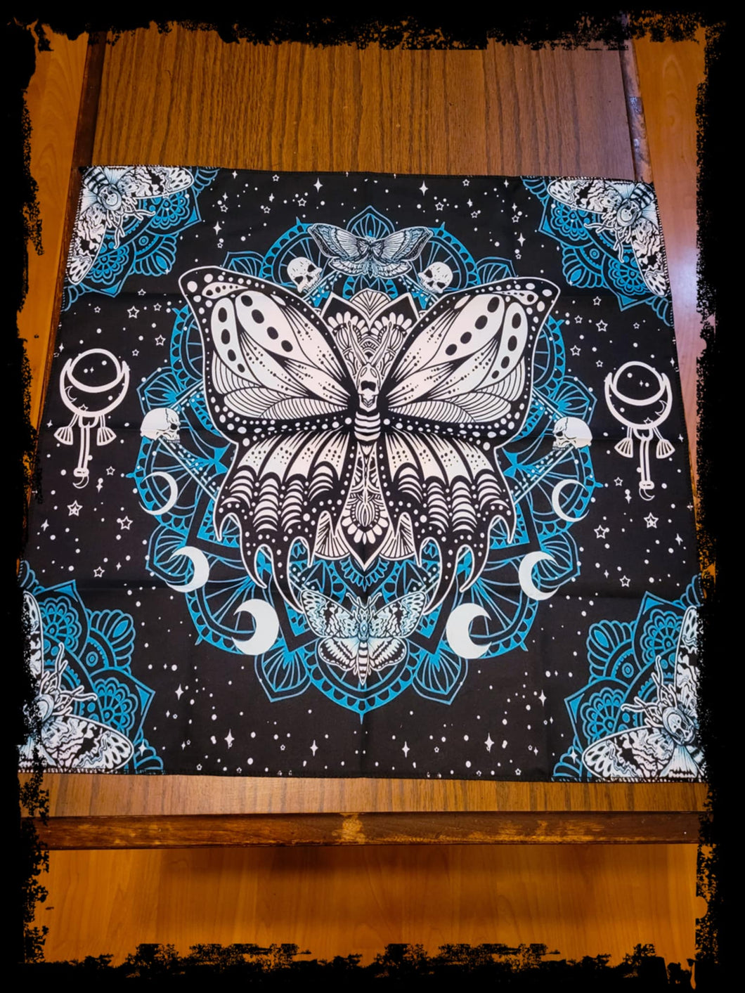 Gothic Night Moth Altar Cloth