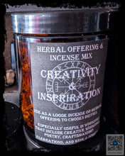 Load image into Gallery viewer, Norse Herbal Offering &amp; Incense Mix: Creativity &amp; Inspiration
