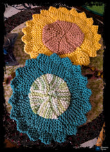 Load image into Gallery viewer, Crochet Ostara Flower Cloths, Set of 2

