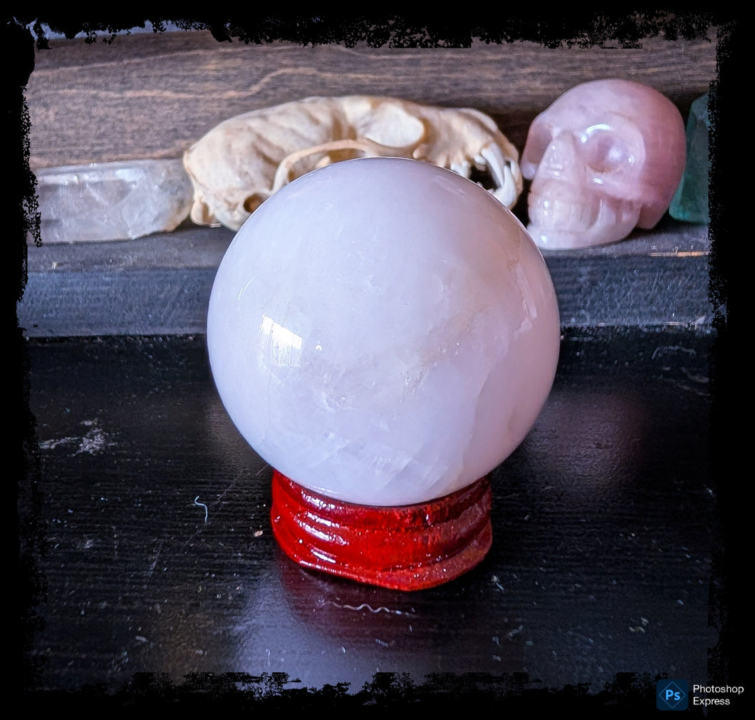 Pink Calcite Sphere