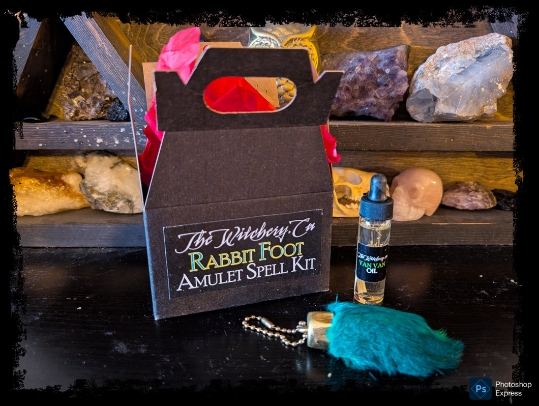 Rabbit Foot Amulet Spell Kit