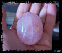 Load image into Gallery viewer, Rose Quartz Palm Stones ~ Extra Grade
