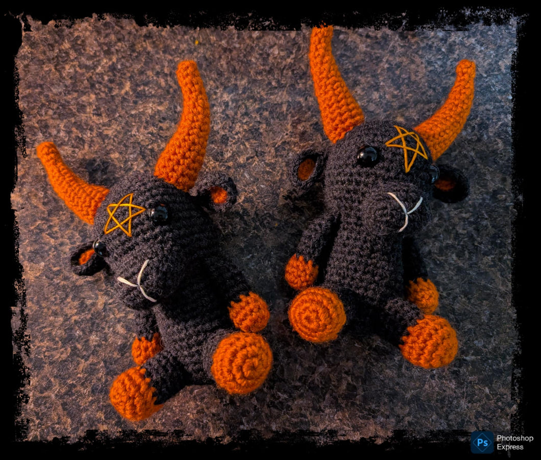 Crochet Baphomet Dolls