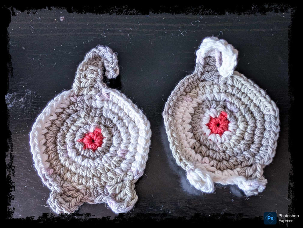 Enchanted Cat Butt Coasters, Set of 2