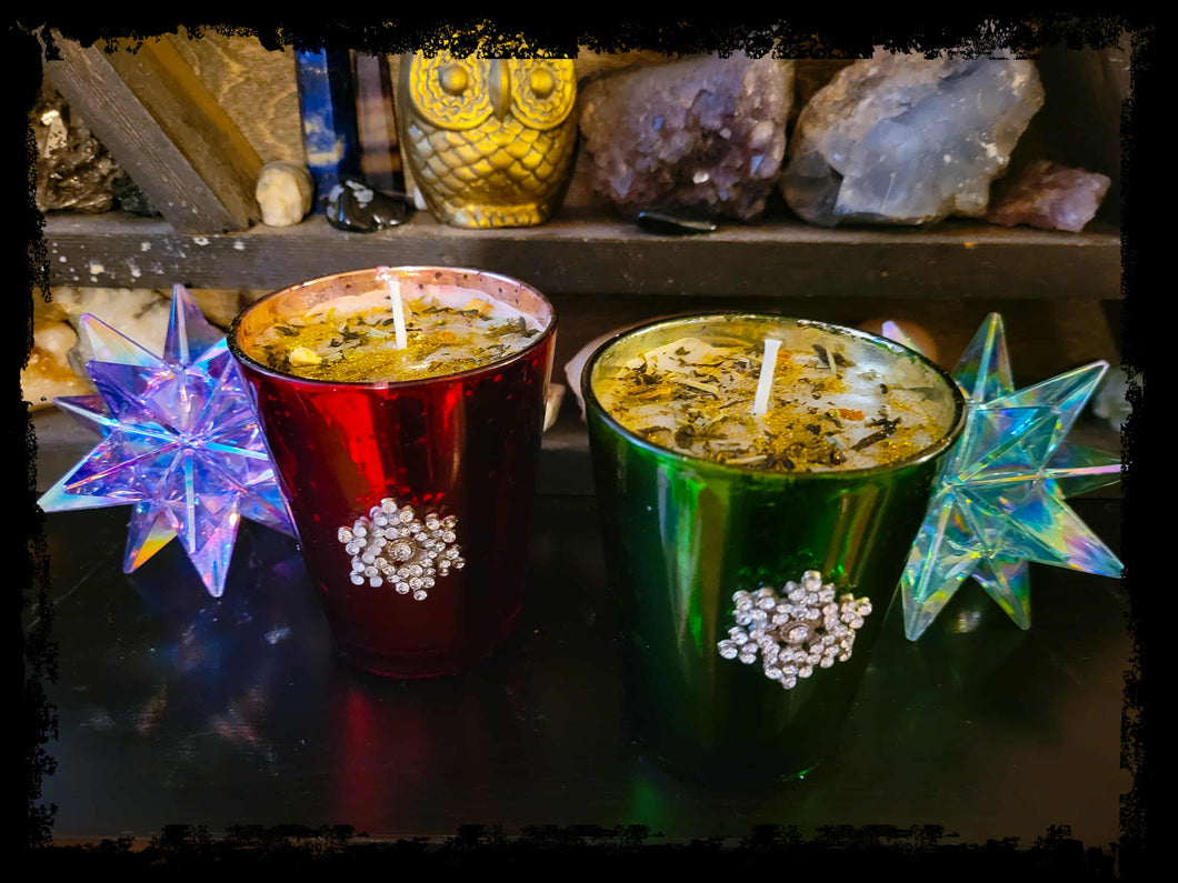 Solstice Spice Holiday Candles