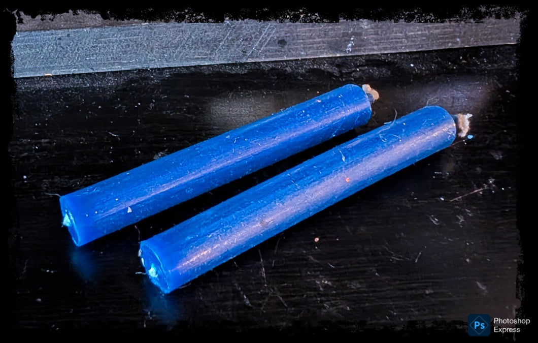 Altar Candles~Blue