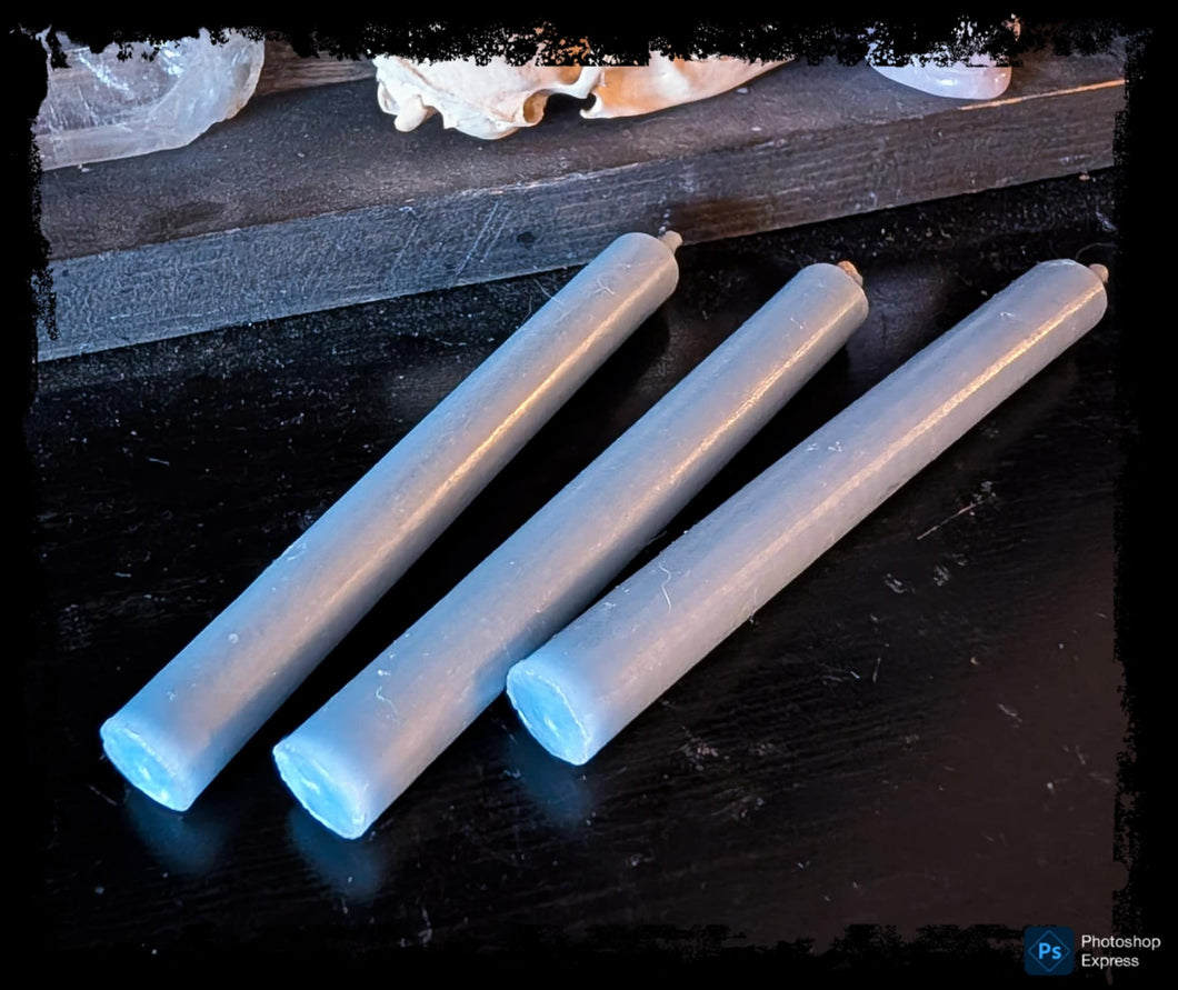 Altar Candles~Grey