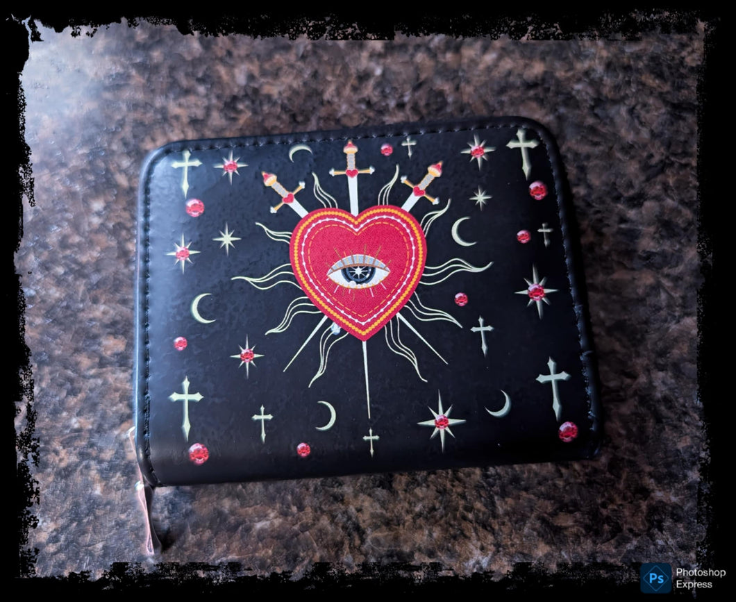 Three of Swords Inspired Wallet