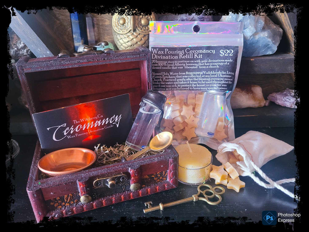 Wax Pouring Ceromancy Divination Kit