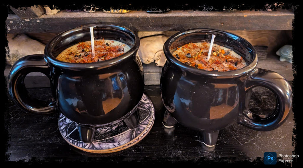 Witches Brew Cauldron Candle