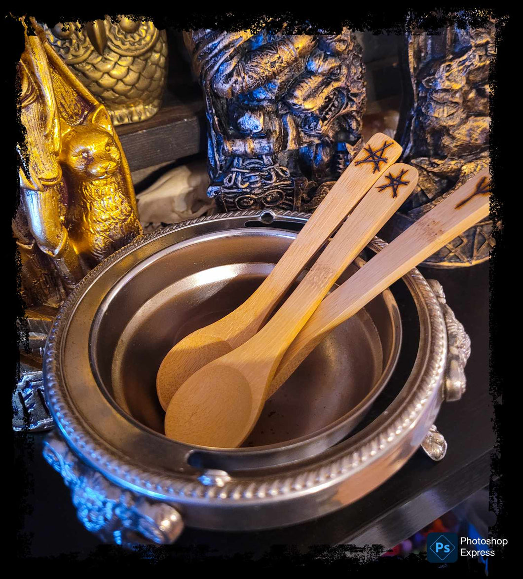 Wooden Ritual Spoons