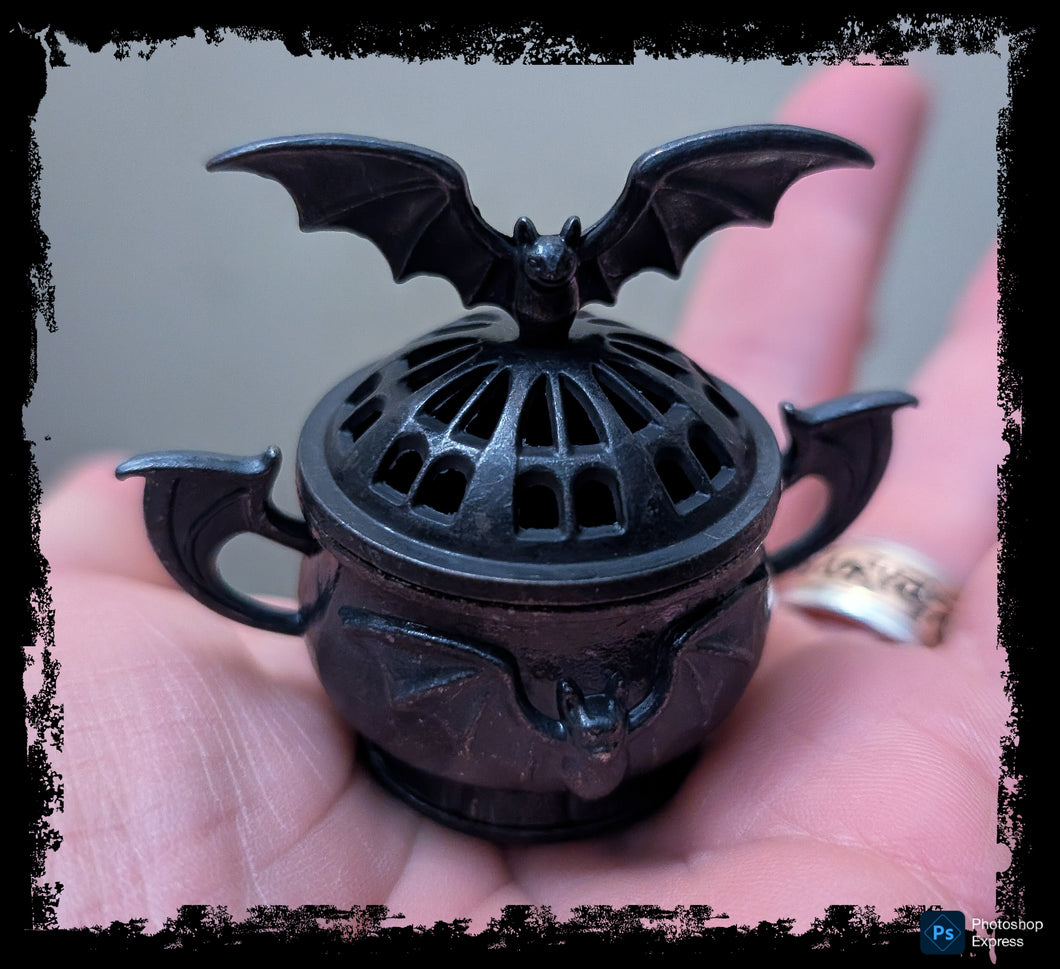 Gothic Bat Incense Cone Holder