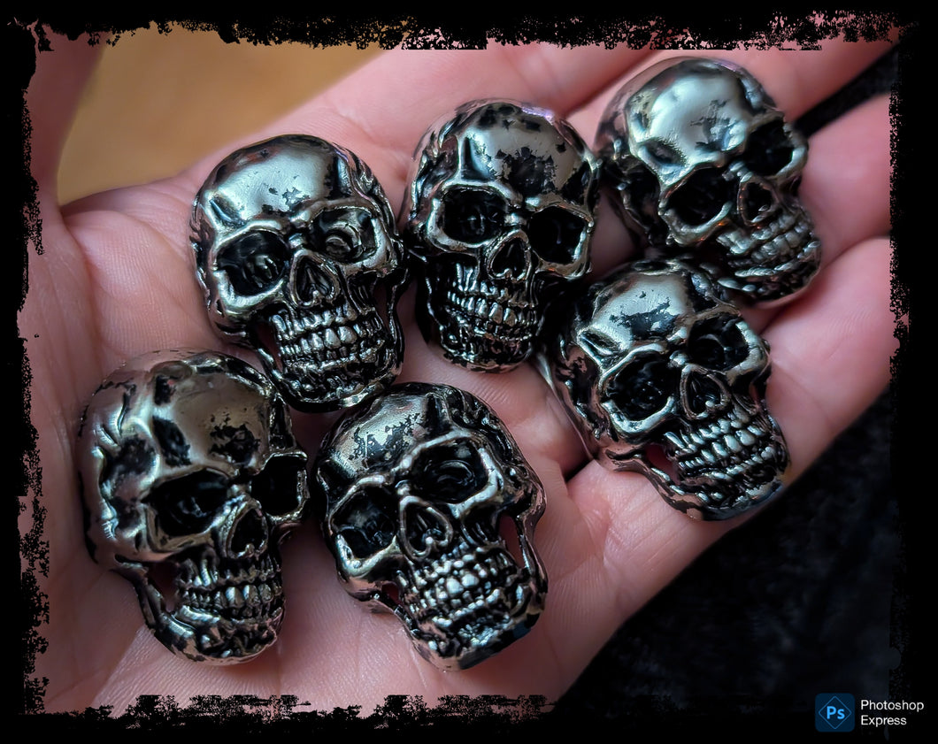 Metal Skull Magnets