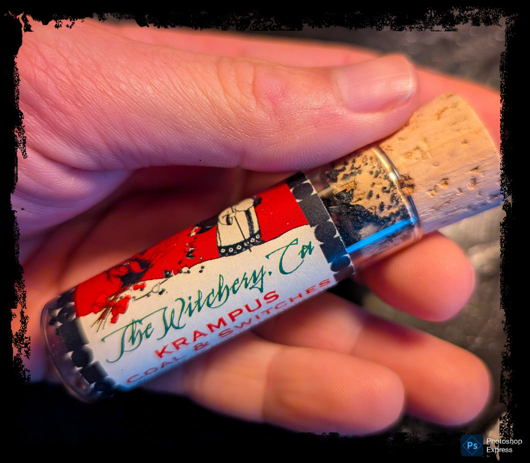 Krampus Coal & Birch Switch Vials