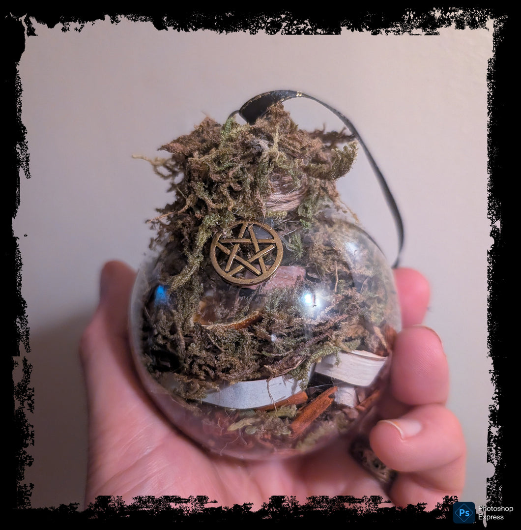 Krampus Inspired Witch Ball