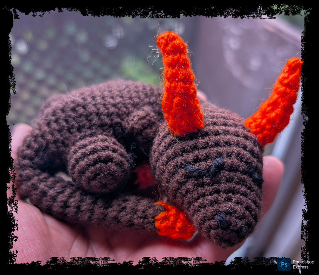 Crochet Sleeping Dragon