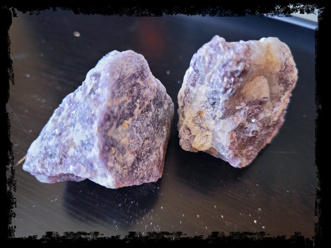 Lepidolite, Raw Pieces